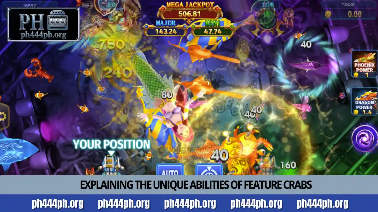 Winning Ocean King Strategies and Payouts at PH444 4 Explaining the unique abilities of feature crabs