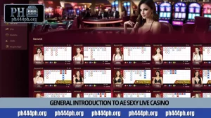 General introduction to AE Sexy Live Casino
