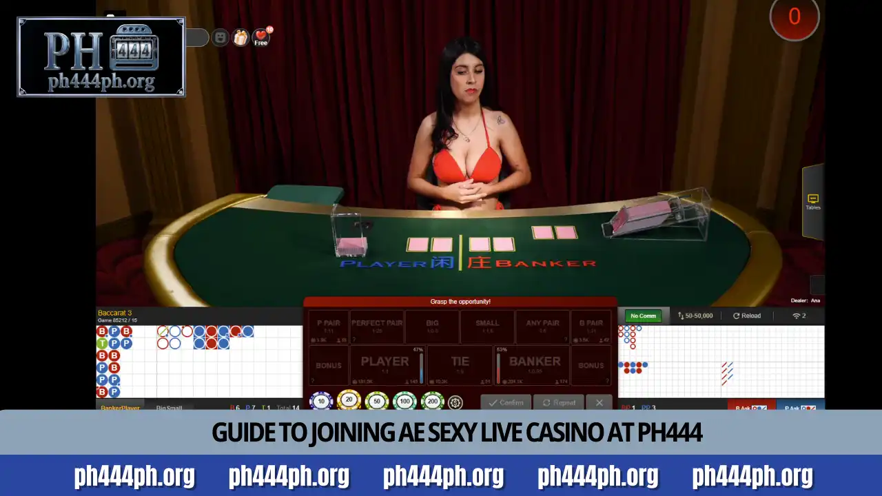 AE Sexy Live Casino features elite games at PH444 4 Guide to joining AE Sexy Live Casino at PH444