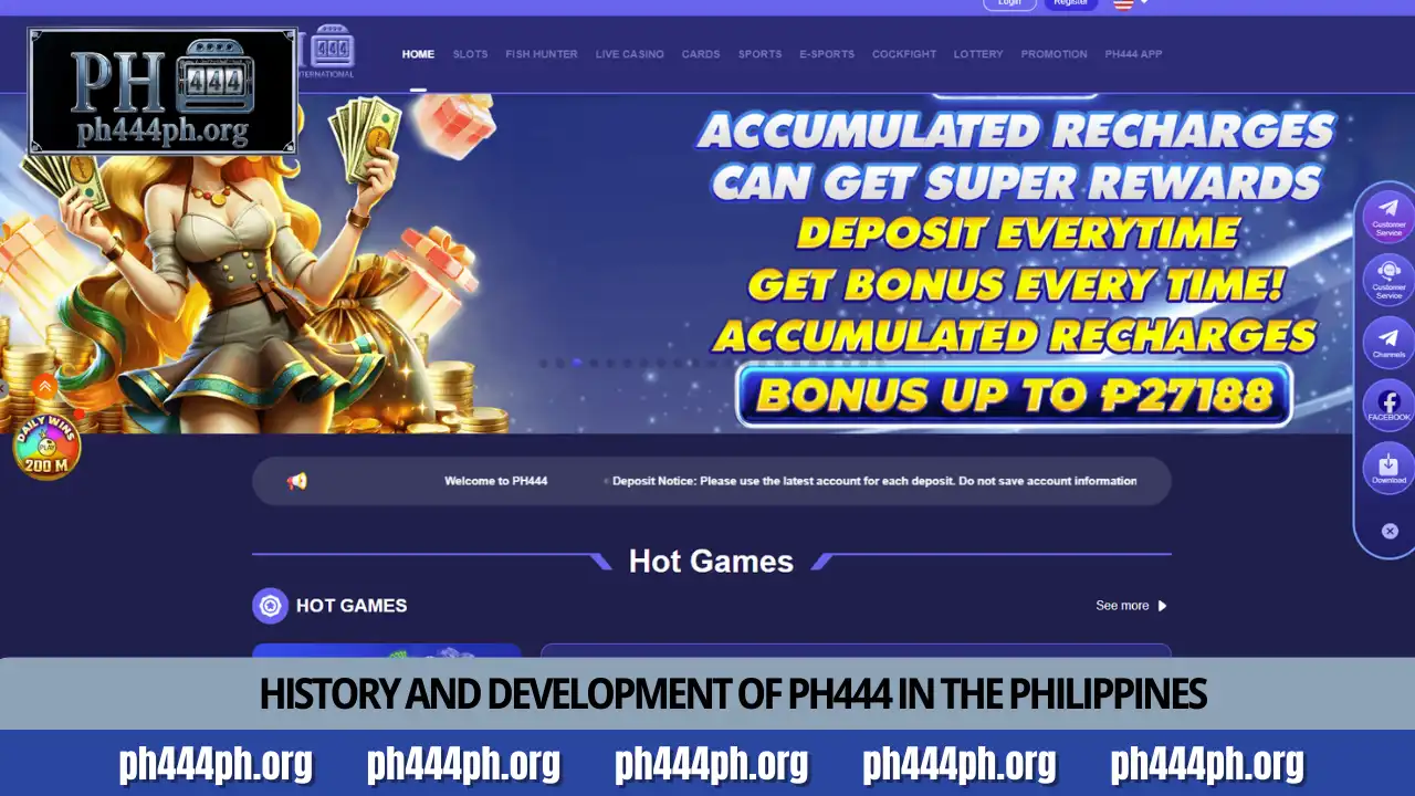 About Us 1 History and development of PH444 in the philippines