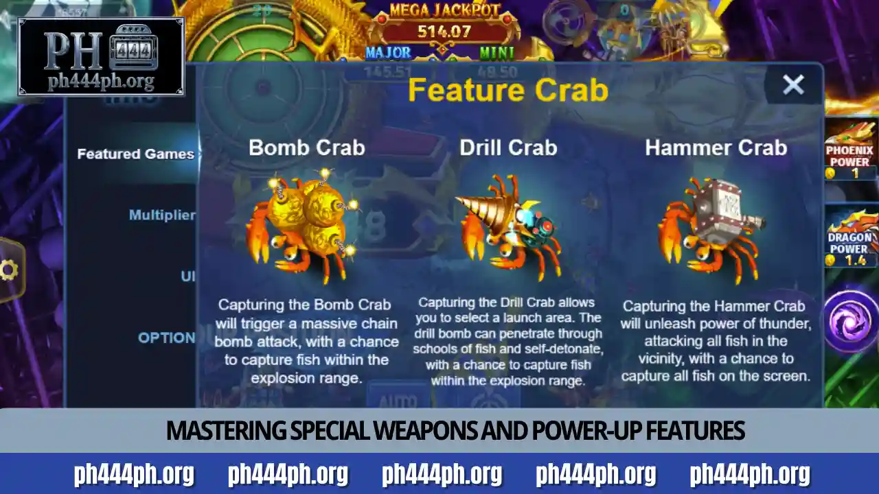 Winning Ocean King Strategies and Payouts at PH444 3 Mastering special weapons and power-up features