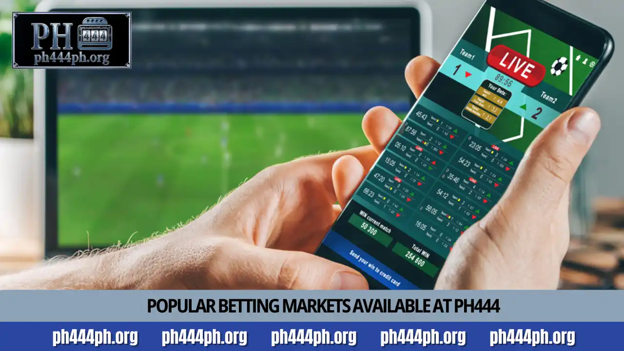 Experience soccer betting PH444 for professional wins 3 Popular betting markets available at PH444