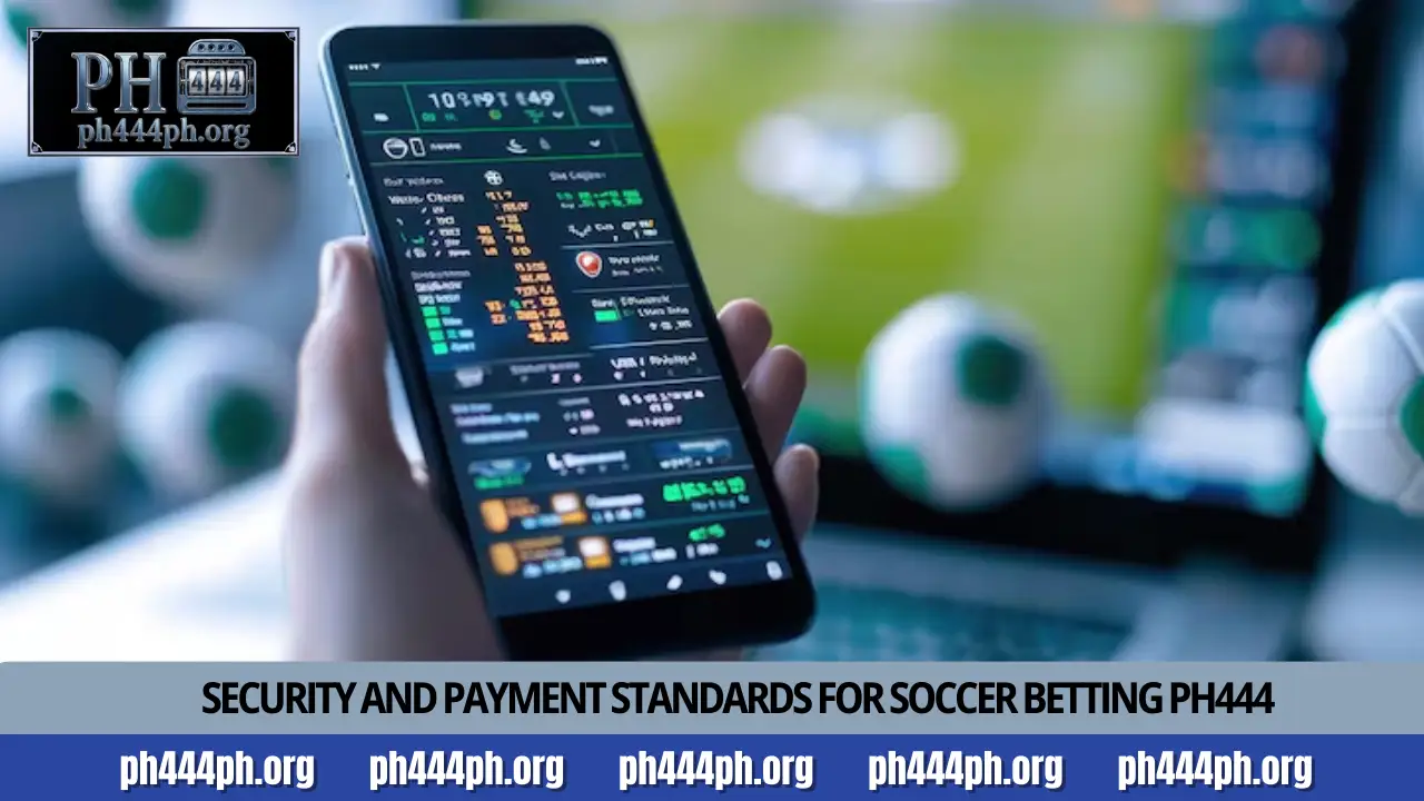 Experience soccer betting PH444 for professional wins 5 Security and payment standards for soccer betting PH444