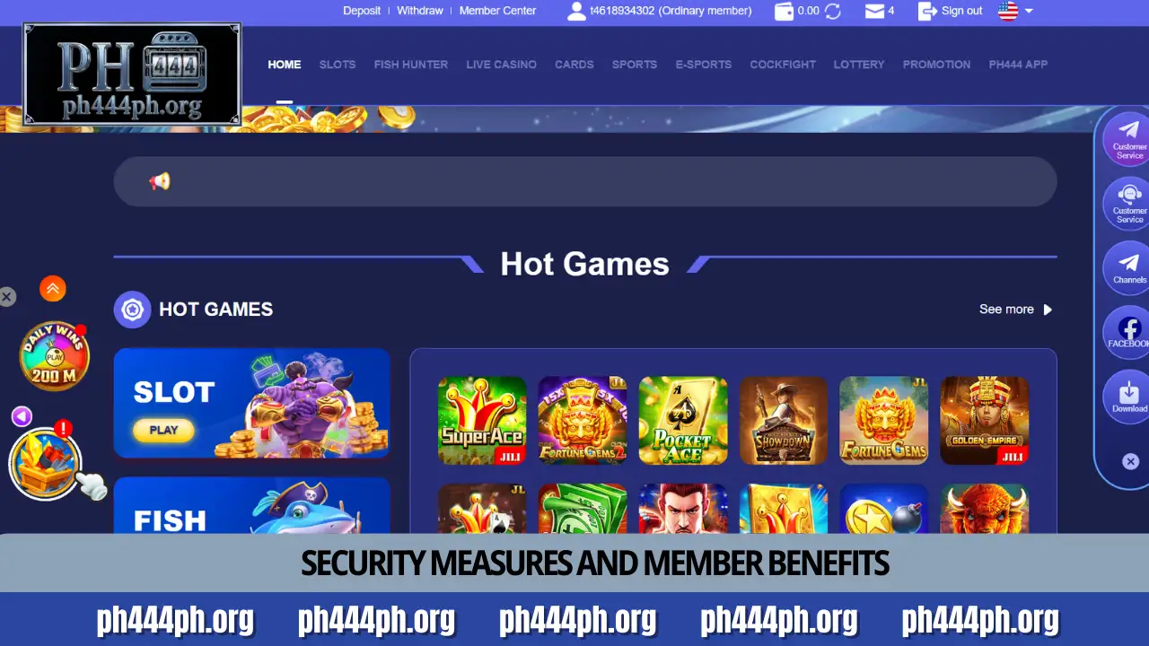 PH444 Register 3 Security measures and member benefits