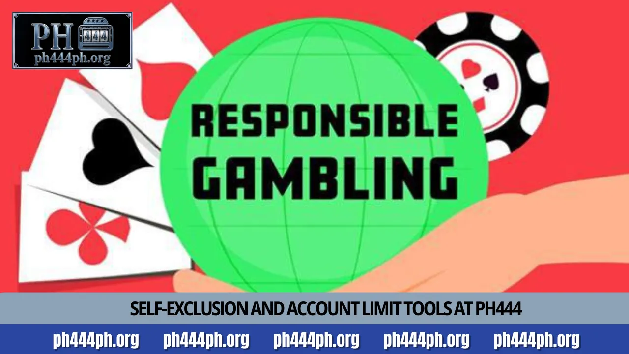 PH444 Responsible Gambling 1 Self-exclusion and account limit tools at PH444