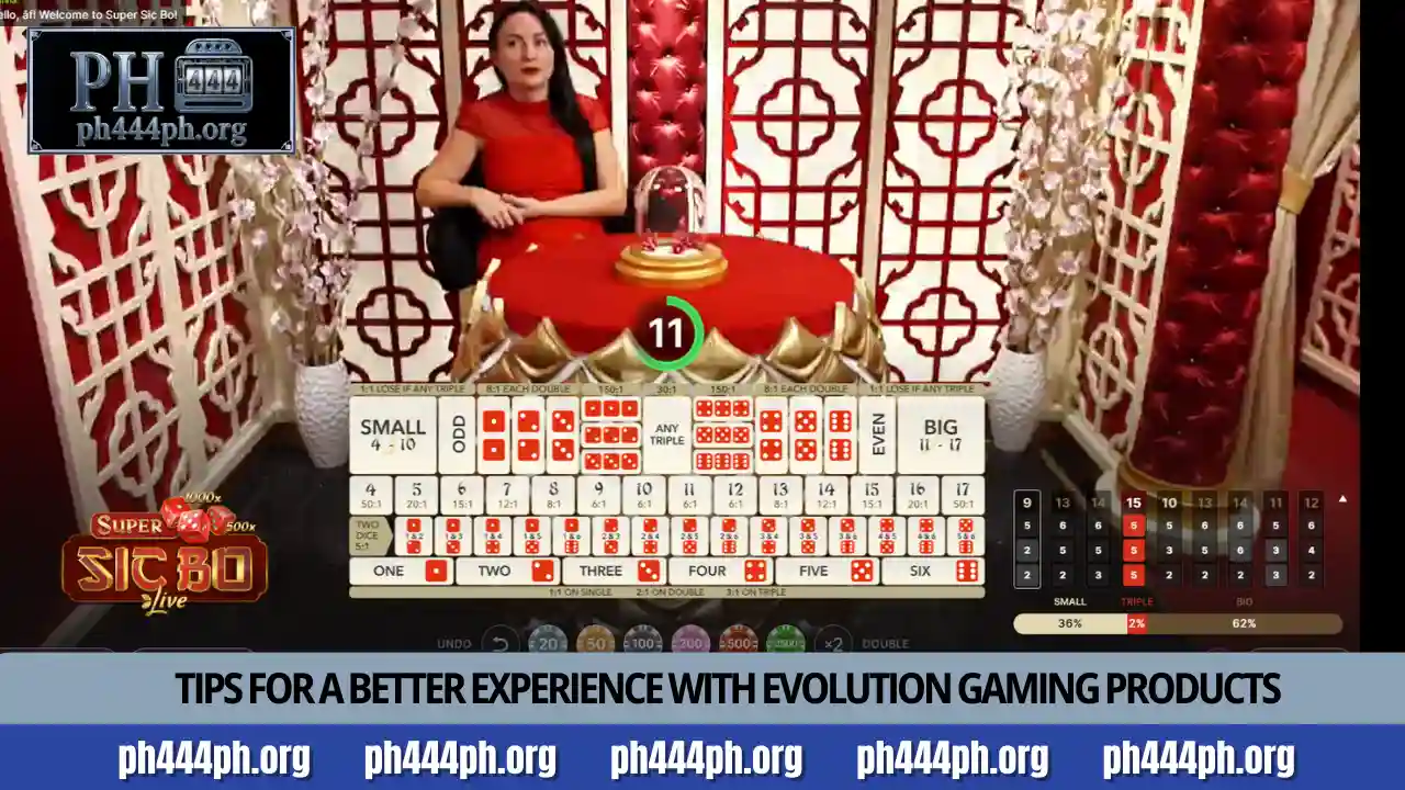 Evolution Gaming Solutions and Features at PH444 Casino 5 Tips for a better experience with Evolution Gaming products