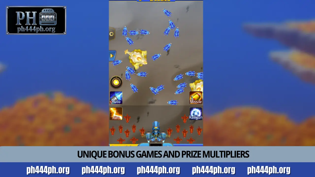 Master Dragon Fortune Fishing strategies at PH444 now 4 Unique bonus games and prize multipliers